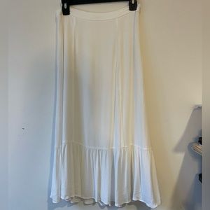 Aritzia Wilfred Chariot Linen Skirt - White Size 4